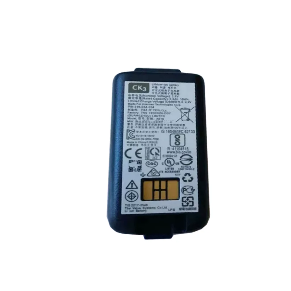 5200mAh 6600mAh 3.7V 5.1Ah 18.9Wh Scanner Battery AB18,AB17,318-033-001 for Intermec CK3R CK3X CK3A1 CK3 AB17 AB18