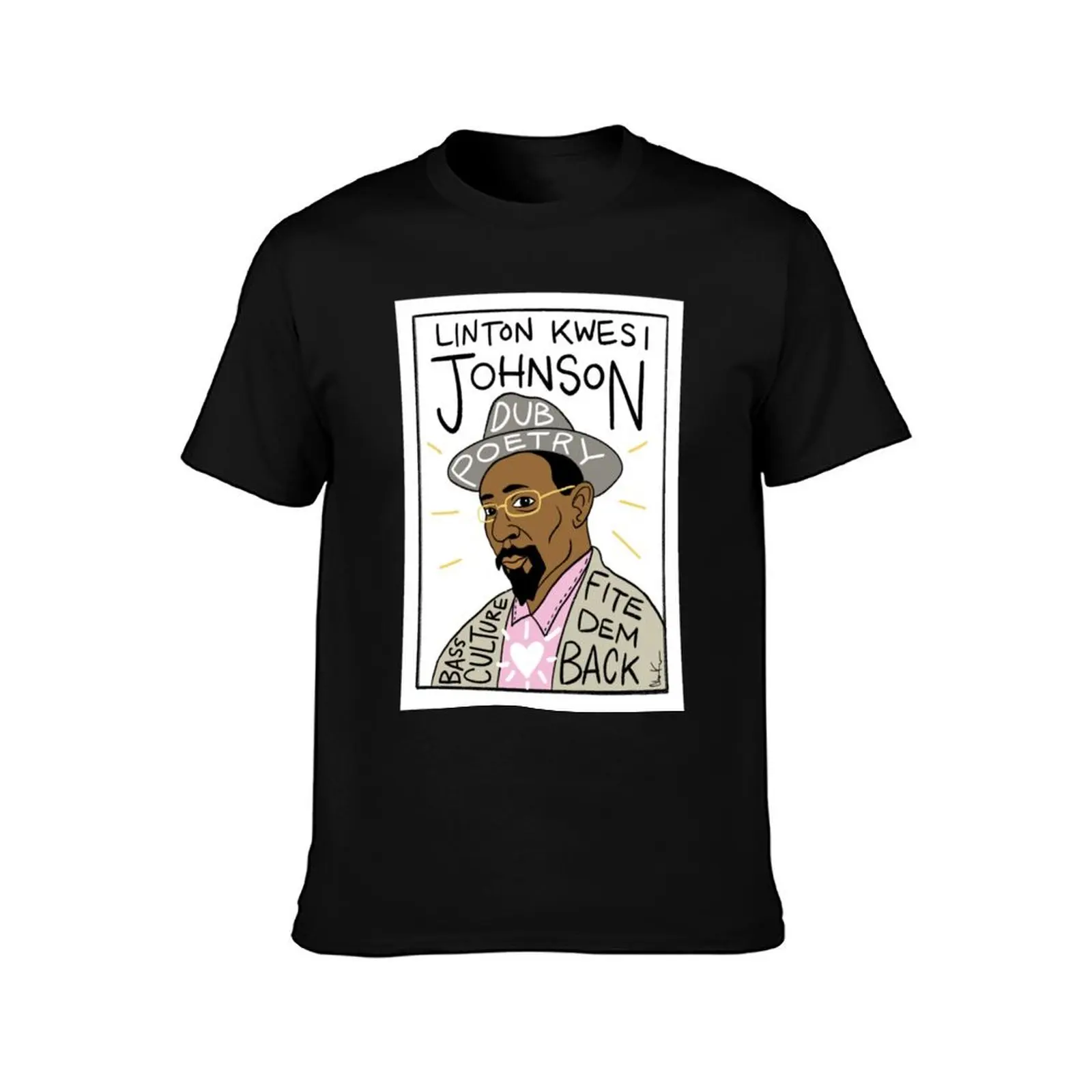 Linton Kwesi Johnson Classic T-Shirt man t shirts high quality luxury brand T-Shirt
