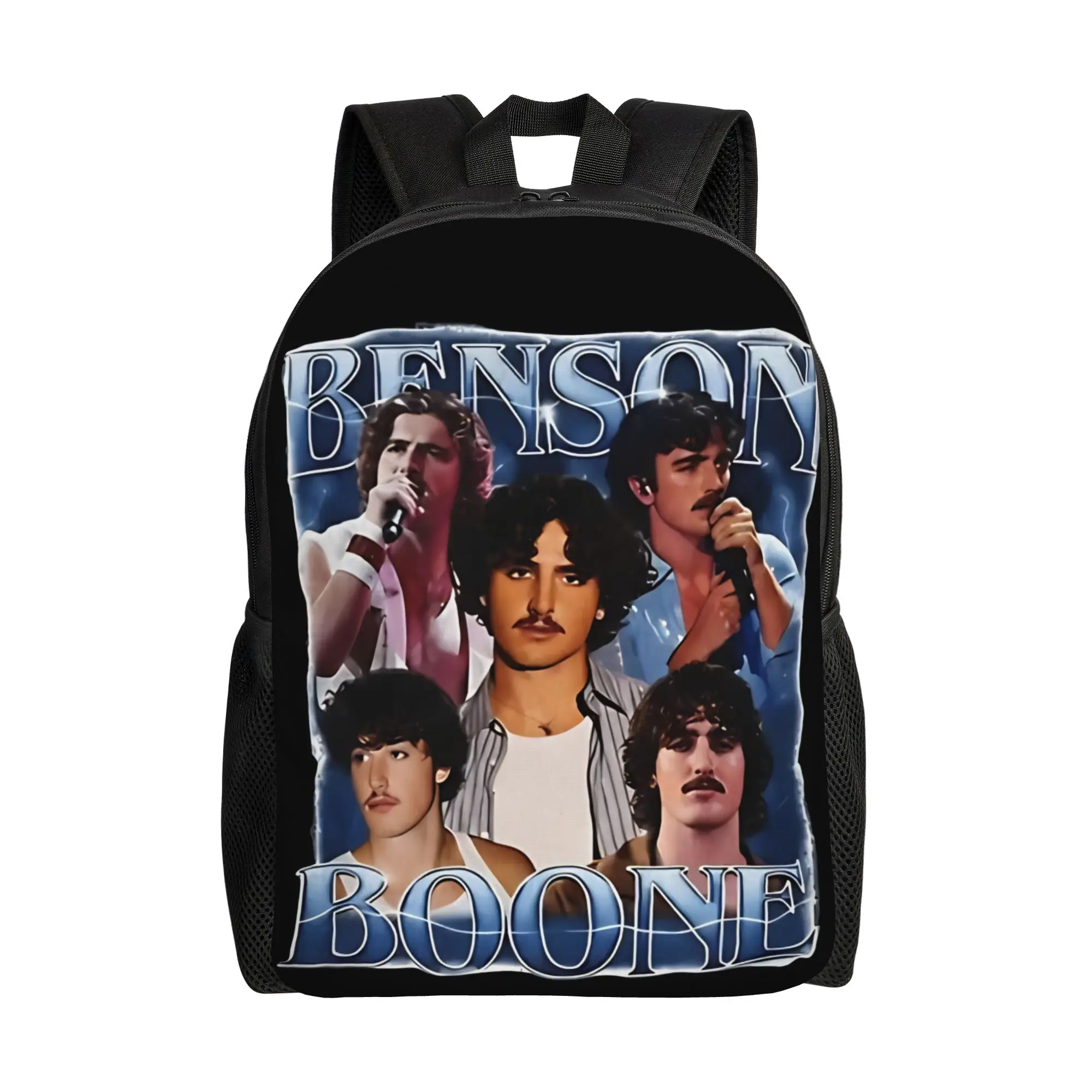 

Benson Boone Retro 90s Style Vintage Collage Graphic Backpack Travel Backpacks Girl Custom Lightweight High School Bags Rucksack
