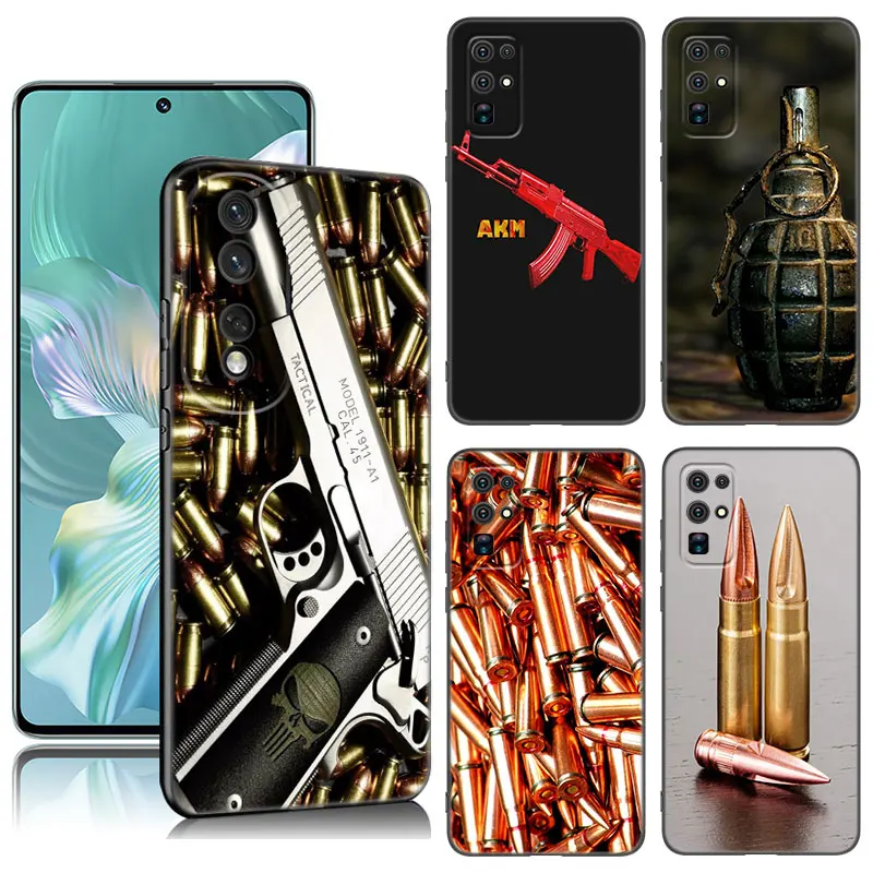 The Military Weapon Phone Case For Huawei Honor 70 90 Lite X40 GT X50 i X5 Plus X6A X6S X7A X8A X8B X6 X7 X8 X9 4G X9A X9B 5G