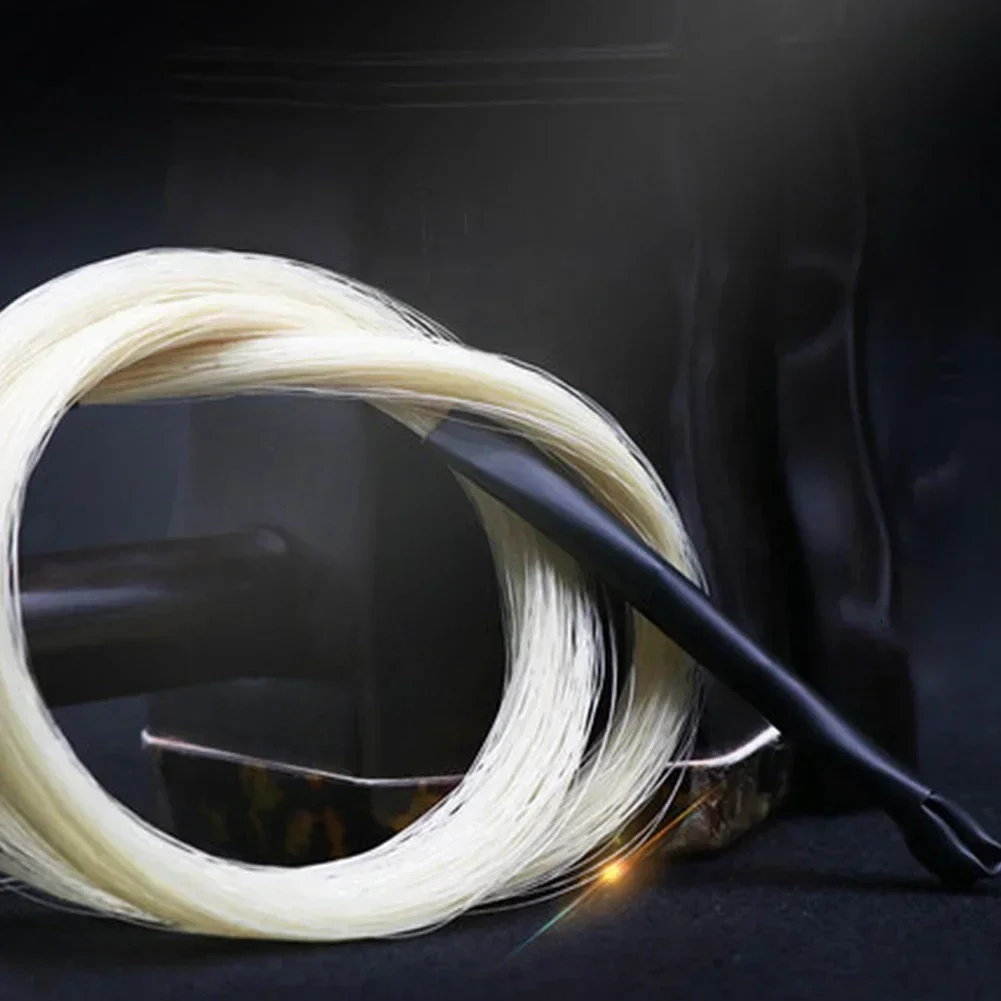 Erhu Bow Hair 79cm Cello Instrument Horse Tail Hair String Musical Tail Viola Fits 84cm Erhu Bow Chinese Traditional Instrument