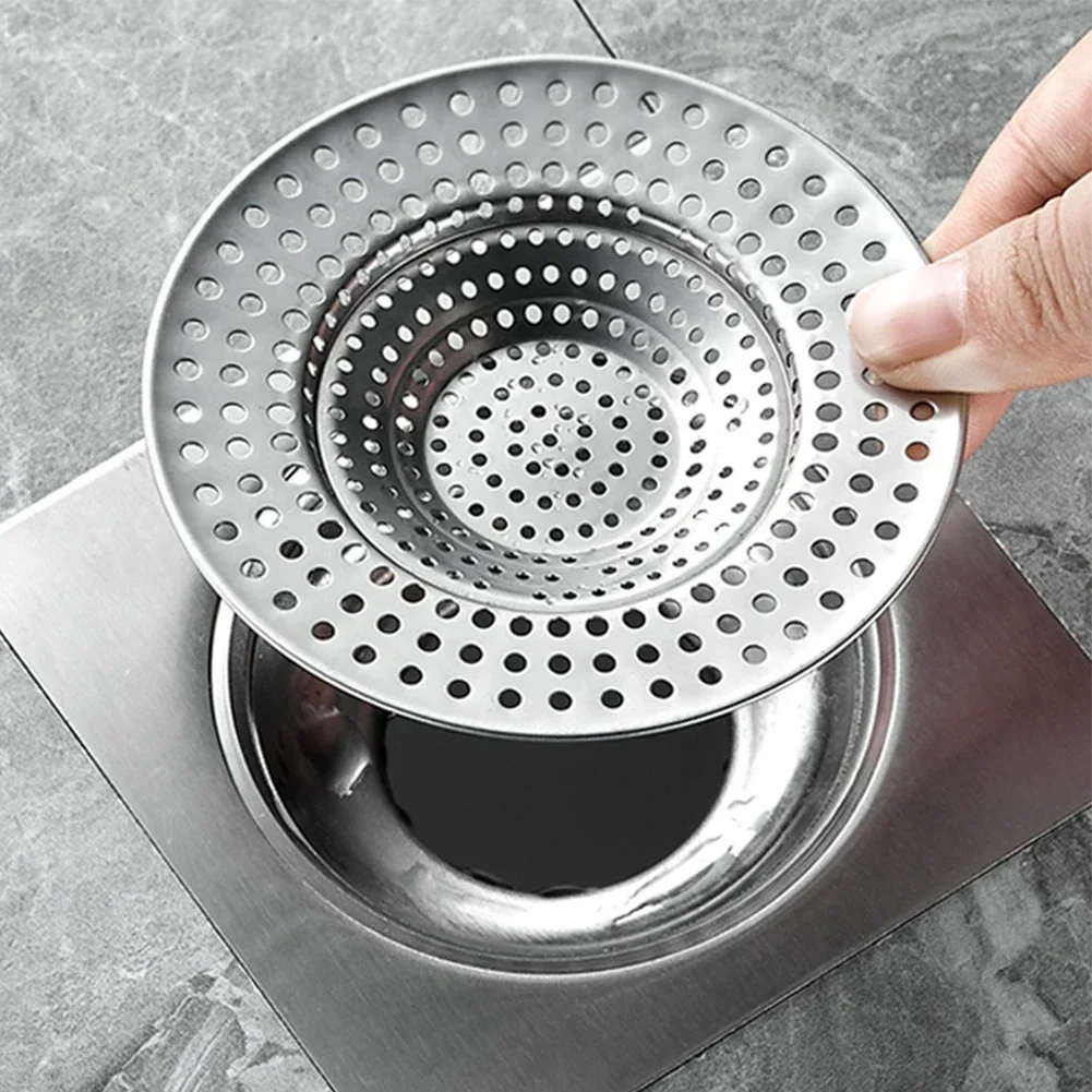 Bathroom Hair Catcher Stopper Shower Floor Drain Cover Filter Deodorant Anti-clogging Kitchen Sink Plug Drain Strainer