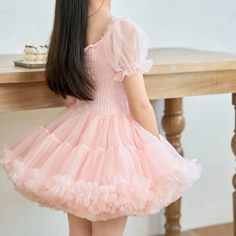 Prinzessinnenkleid für Babymädchen Sommer Tüllrock 2026 Neues TUTU-Kleid für Mädchen Party Abend Geburtstag – Detail 14