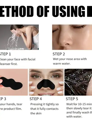 10/20/50/100 Pieces Deep Cleansing Nose Pores And Blackheads - Nose Cleaning Patch, Cleansing Facial Care Tool