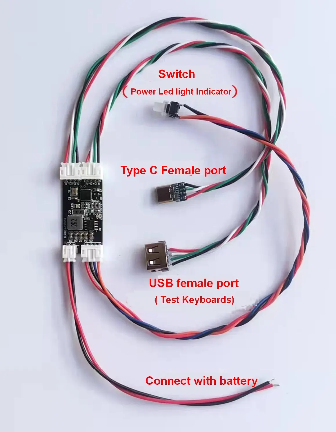 USB Keyboard Bluetooth 5.3 Converter Wired Keyboard To Wireless Adaptor Converter Bluetooth Module for DIY Keyboard Adapter