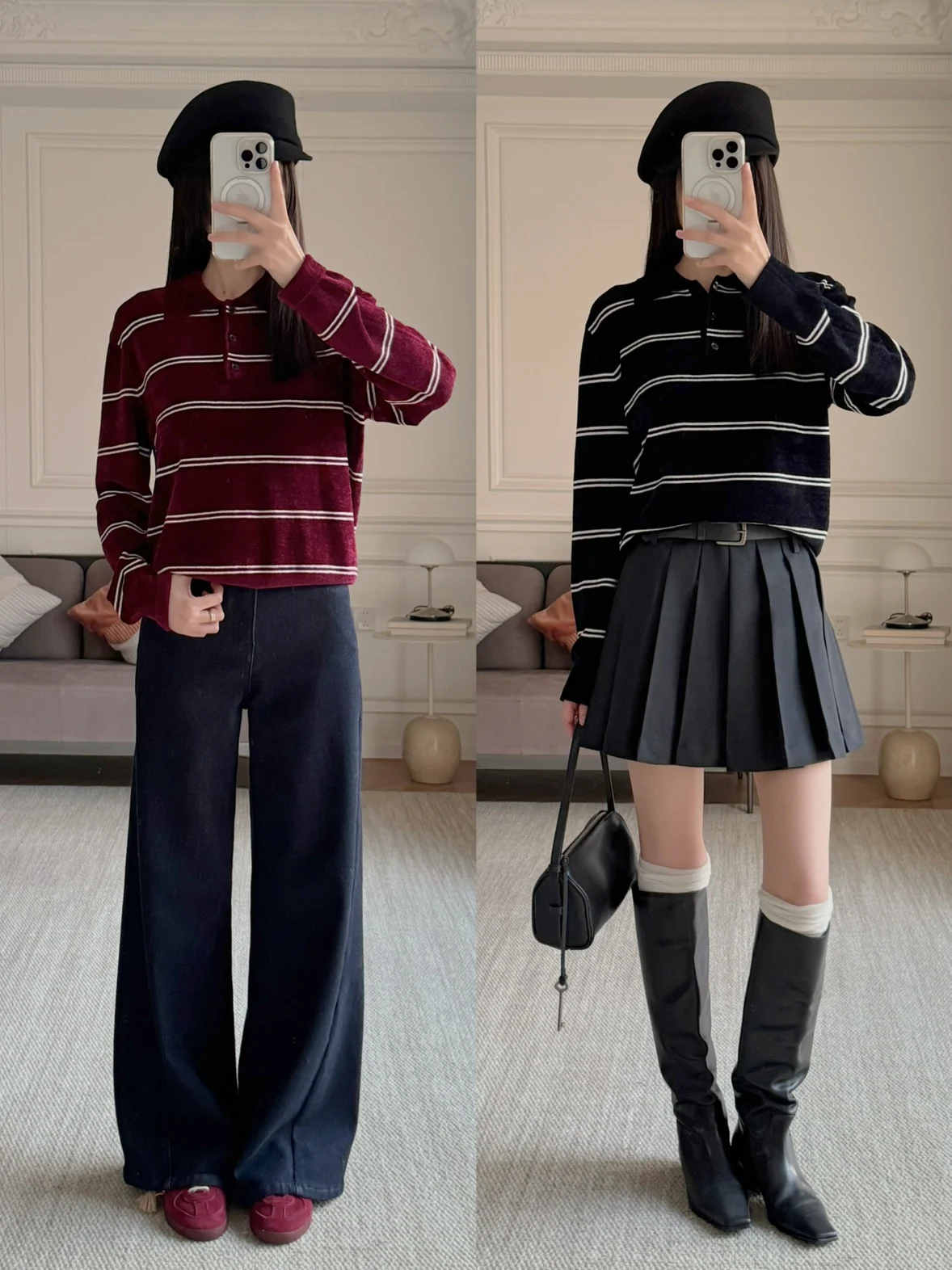 

Женский кардиган Wanxian в стиле ретро с полосатым воротником, вязаный, из вискозной смеси, с эффектом флиса, свободного кроя, с длинными рукавами