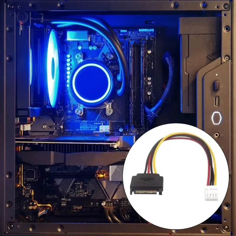 Y1ub 15 Pin do małego 4pin Foppy napęd