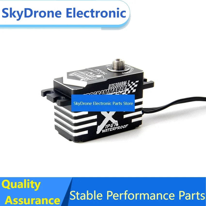 SkyDElD3530HBM-X Programmable Brushless Waterproof Servo YOKOMO Drift Car/Boat/Fixed-Wing Airplane Servo For Speed Boat Rc Car P