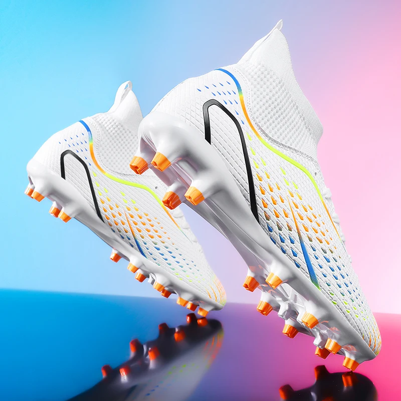 

Мужские футбольные бутсы для улицы FG/TF, профессиональные тренировочные футбольные кроссовки, бутсы для игры на газоне, для футзала, унисекс, нескользящие, дышащие