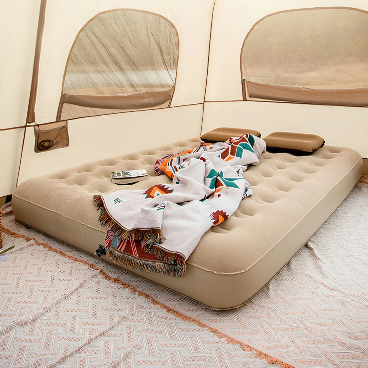 

Factory Supply High Load-bearing Capacity Blow up Air Inflatable Mattress for Picnic