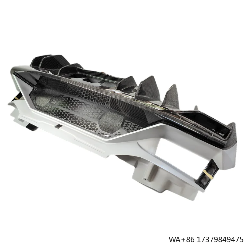 

New Half Carbon Fiber Rear Bumper Body Kit for Lamborghini LP700 Upgrade SVJ Style