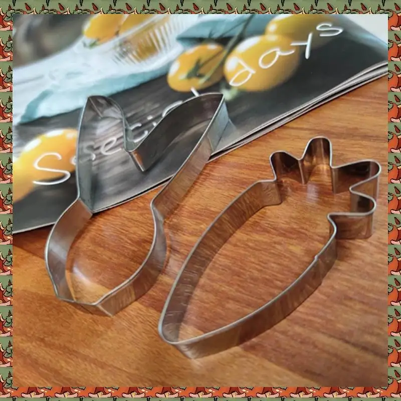 ABLQ 5 PCS Easter Cookie Moulds Bunny Carrot Chicks Cookie Moulds Cookie Moulds Easter Cookie Baking Kids Baking Cookies Tool