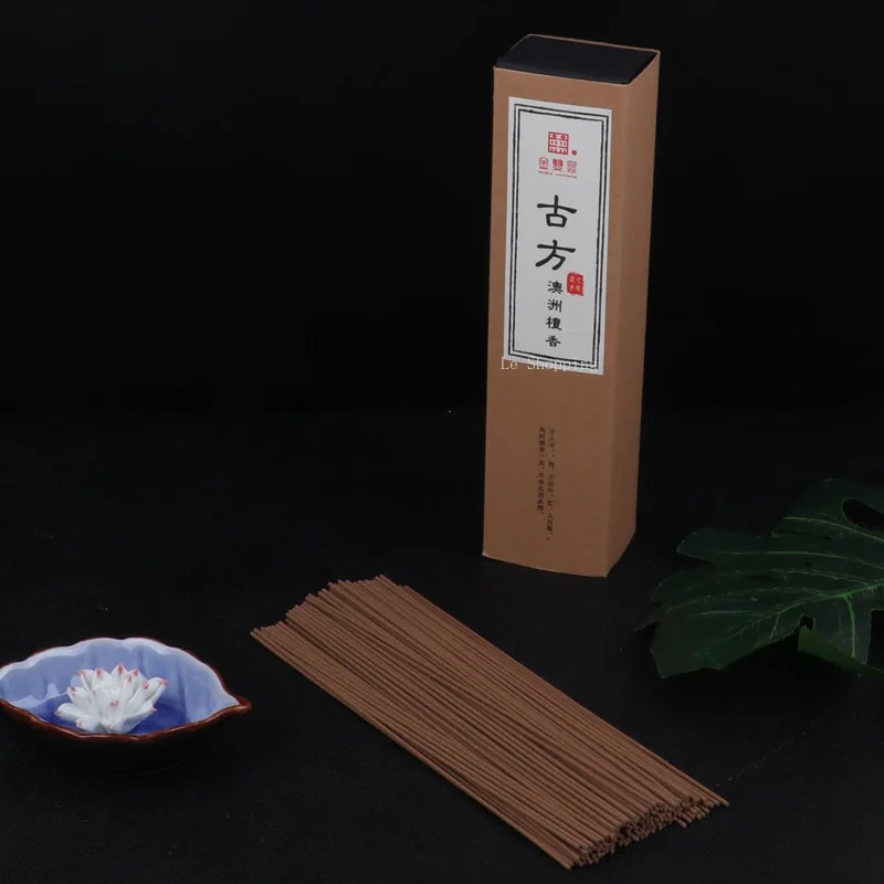 21cm Incense Sticks Australian Sandalwood Temple Worship of Buddha Home Indoor Purify The Air Remove Odors Calm Mind Joss Stick