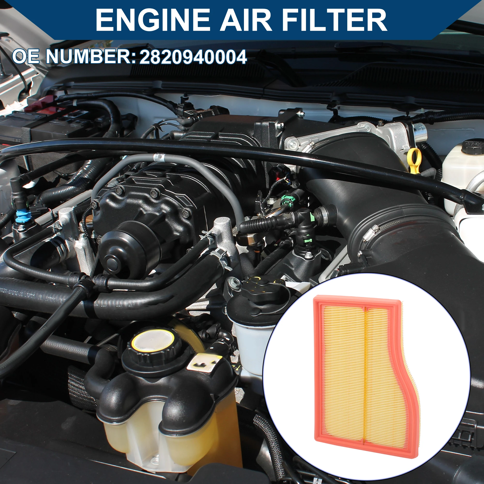 

X Autohaux автомобильный воздушный фильтр двигателя No 2820940004 для MERCEDES-BENZ A177 A200 1.3L 2018-1 шт.