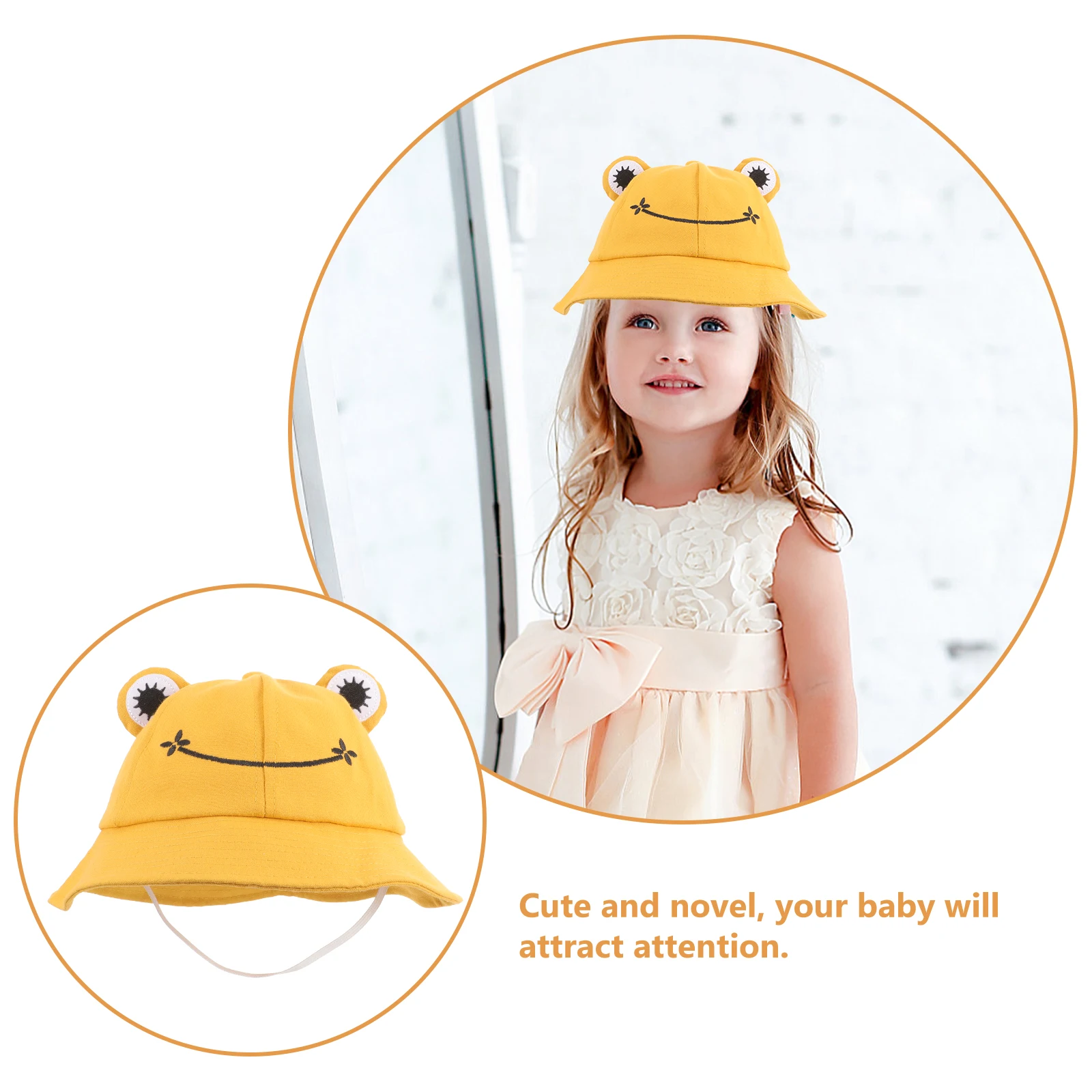 

Windproof Rope Children Fisherman Hat Cotton Bucket Toddler Baby Girl Sun Protection Summer Wide Brim Hats Foldable Outdoor