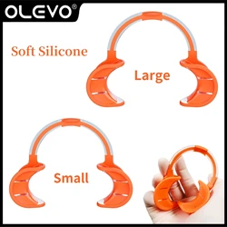 Ouvre-bouche dentaire en silicone souple en forme de C, écarteur de joue intra-Chev, extenseur orthodontique, outils de soins bucco-dentaires, matériaux