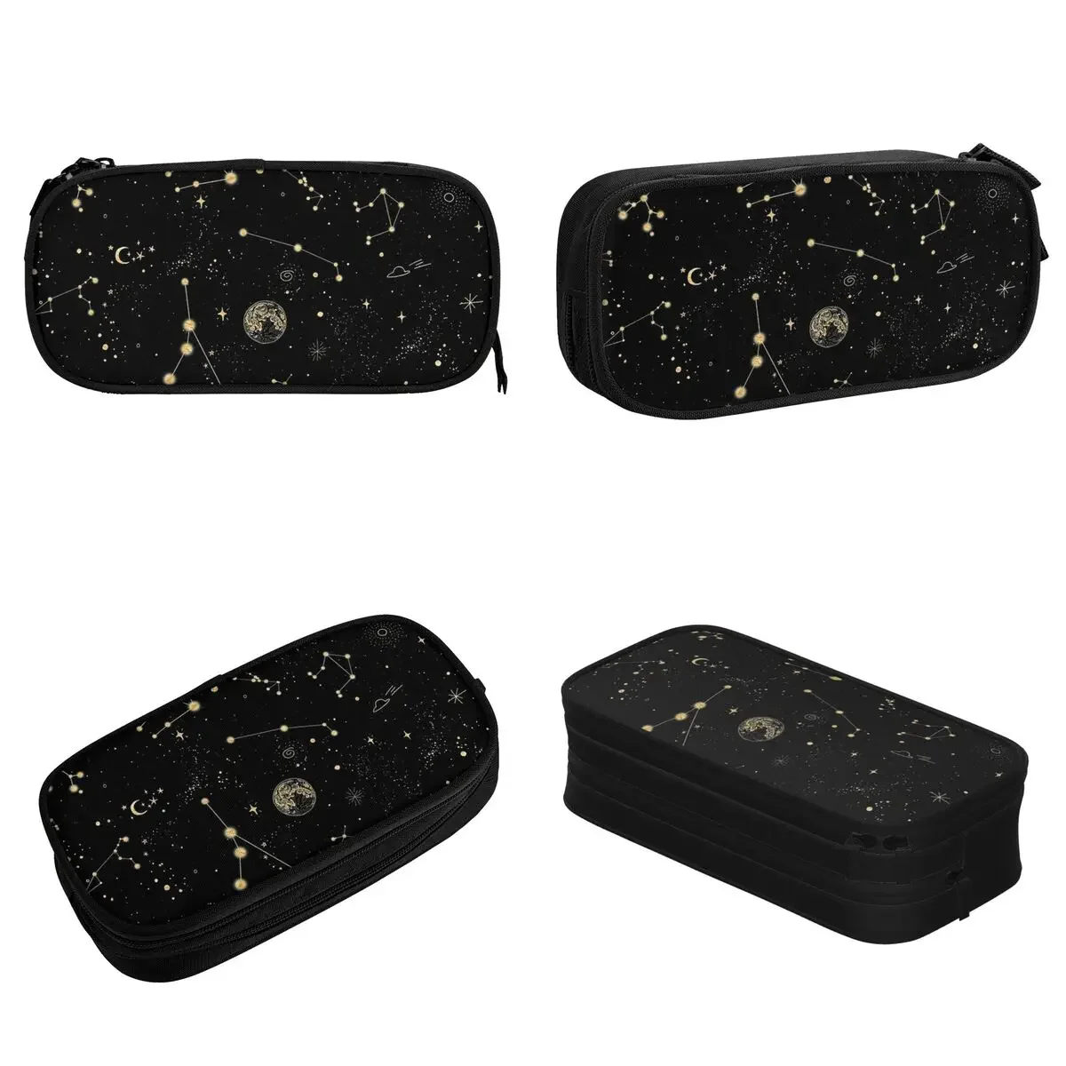 Into The Galaxy Pencil Case Occult Witch Magic  Pencil Box Pen Student Big Capacity Bags School Supplies Stationery