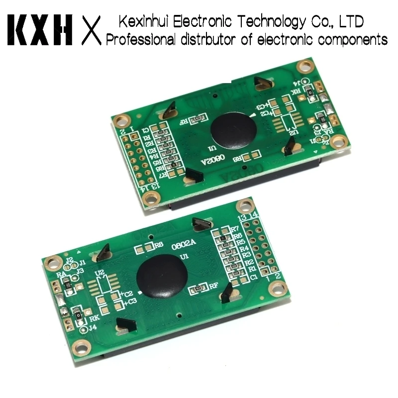 8x2 ЖК-модуля 0802, экран символьного дисплея, синий/желтый, зеленый