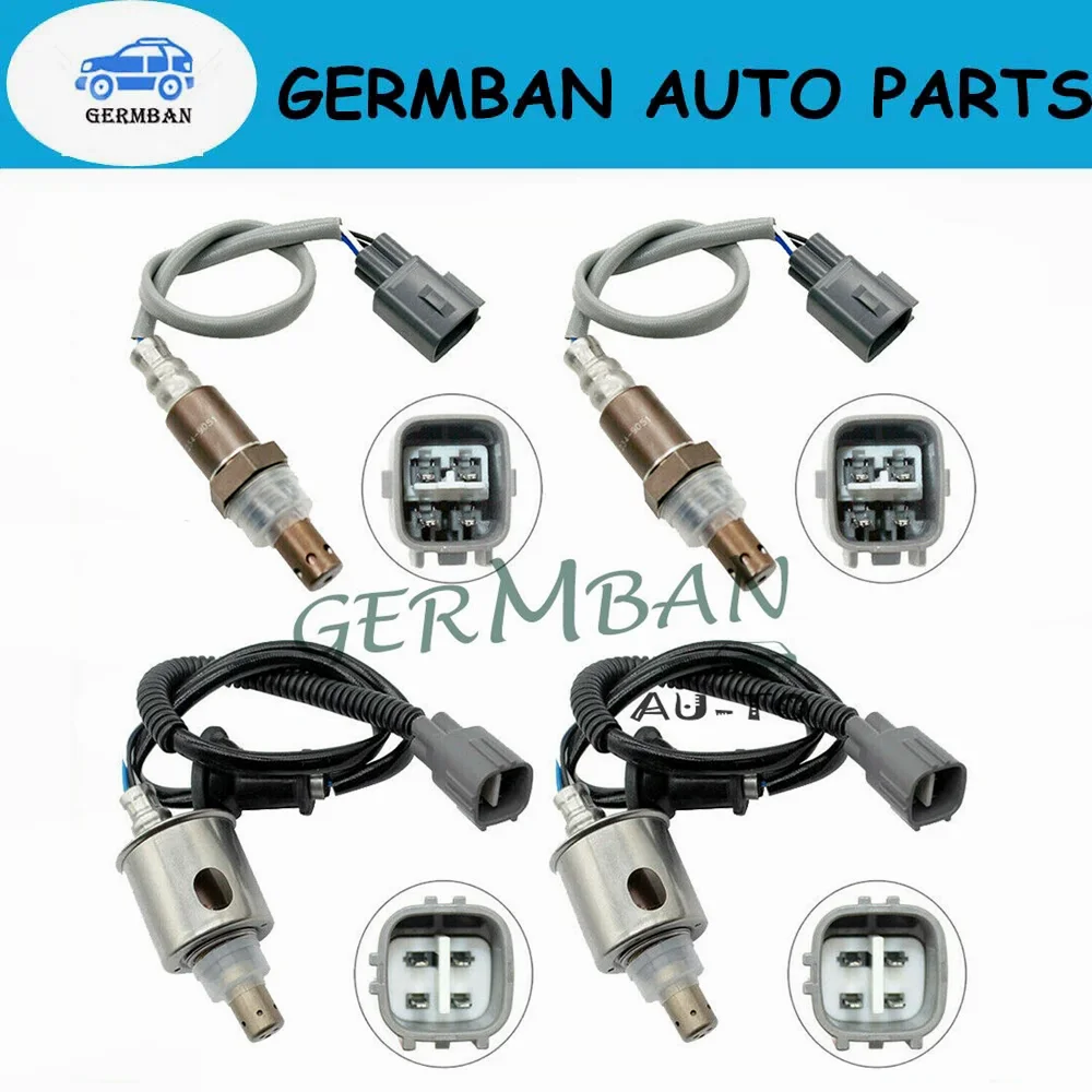 

234-9051, 234-4521 4pcs Oxygen Sensor Upstream+Downstream For 2007 2008 Lexus GS350 IS250 GS450h 3.5L RWD
