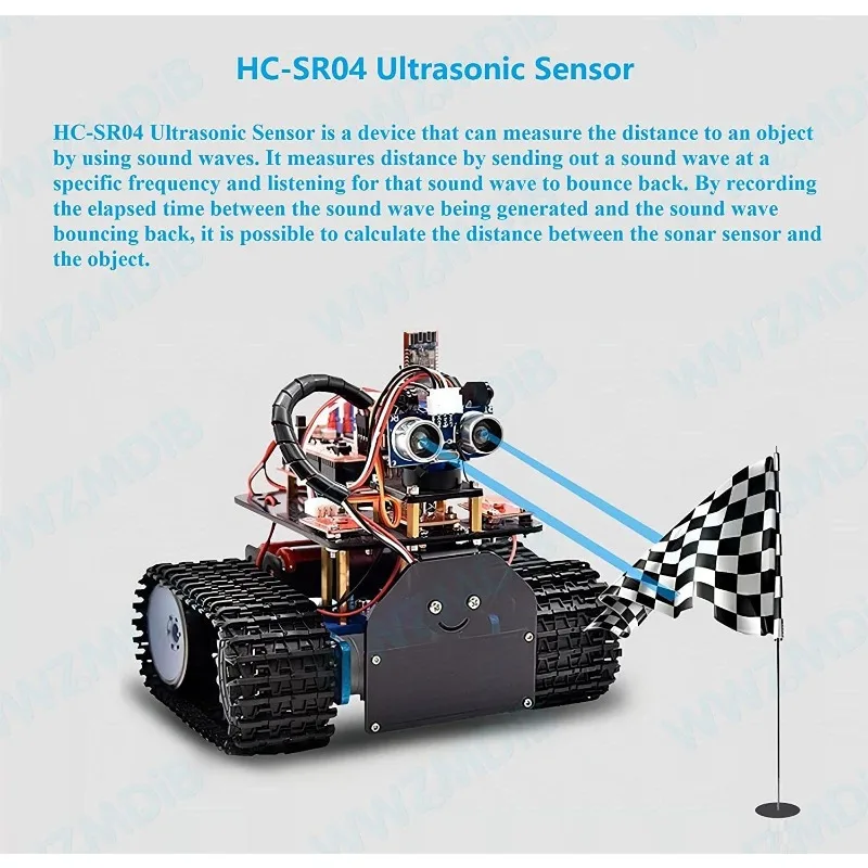 5pcs Ultrasonic Module HC-SR04 MELIFE Distance Sensor with 5pcs Mounting Bracket 2 Wire Set for Mega R3 MEGA Mega2560 Robot
