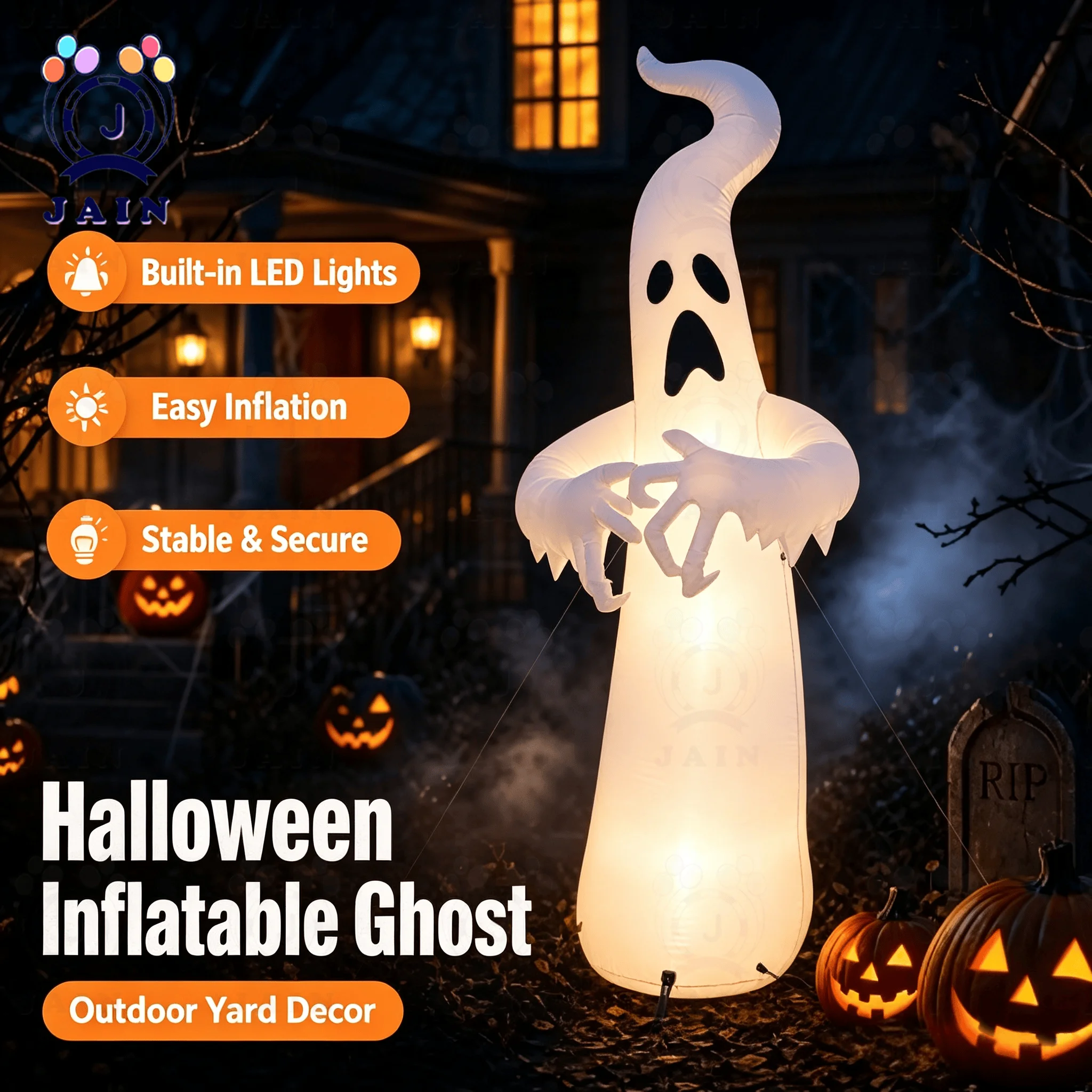 6FT Cadılar Bayramı Temalı, Ha - Lighting Decoration Stand incelemesi ve fiyatı