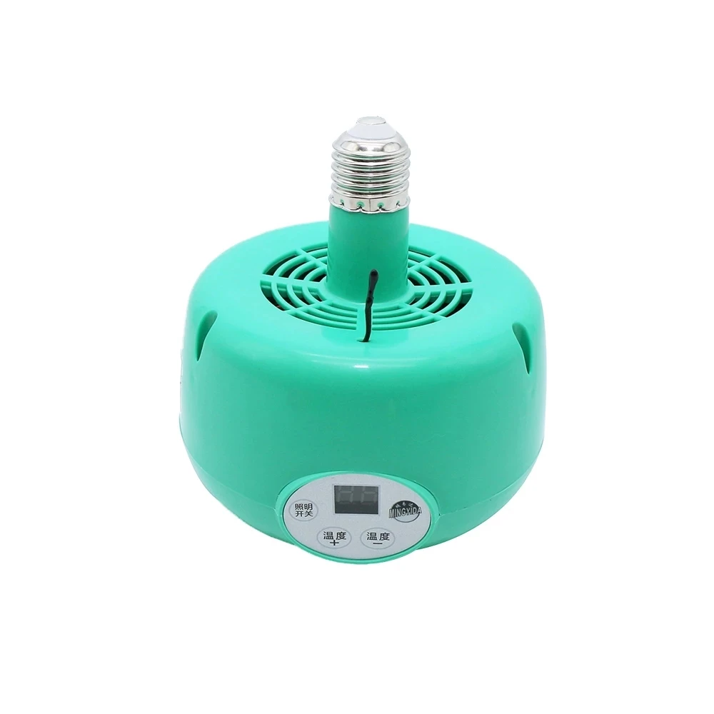 Pet Heater Farm Animal Warm Light Chicken Thermostatic Temperature Controller Heating Lamp Reptile Box 300W Connect E27 Pedestal