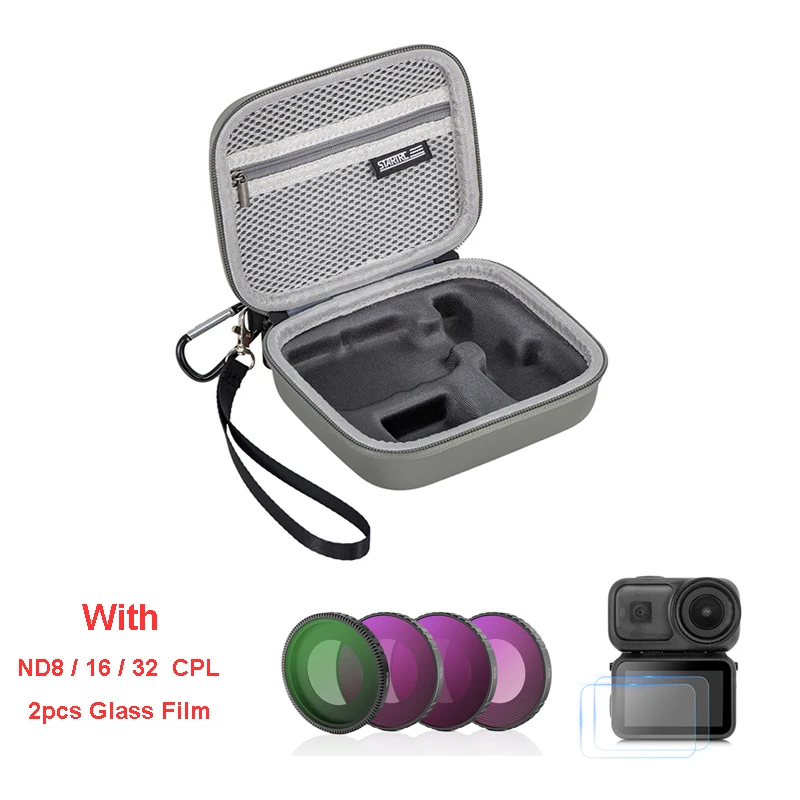 Draagtas Reistas met polsband voor DJI OSMO Nano Camera-accessoire Opbergtas PU-handtasdoos voor standaardversie
