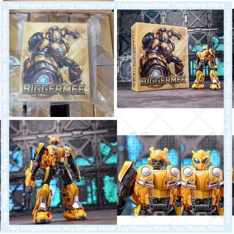 В наличии: Трансформируемая фигурка Lucky Cat для SSR-02 BEE SSR02 BIGGERMEE, 12 см (4,7 дюйма), коллекционный подарок