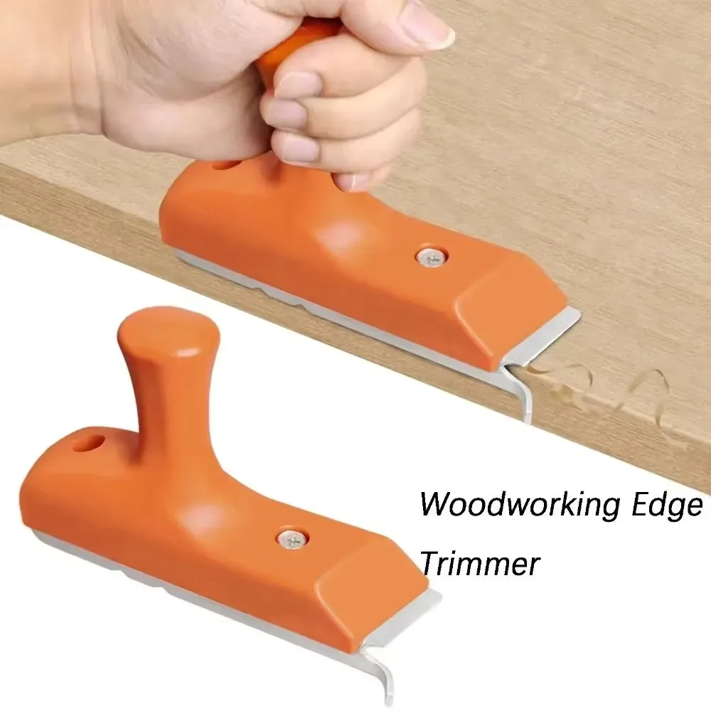 Woodworking Arc Edge Trimming Knife for PVC Edge Banding Strip Manual Deburr Chamfer Scraper Handheld Edge Sealing Repair Tool