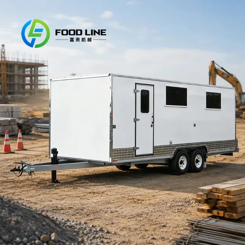 Office Trailer Portable Conference Room Double Pane Window Thermal Break Dairy Farm Milking Office Quality Assured Service