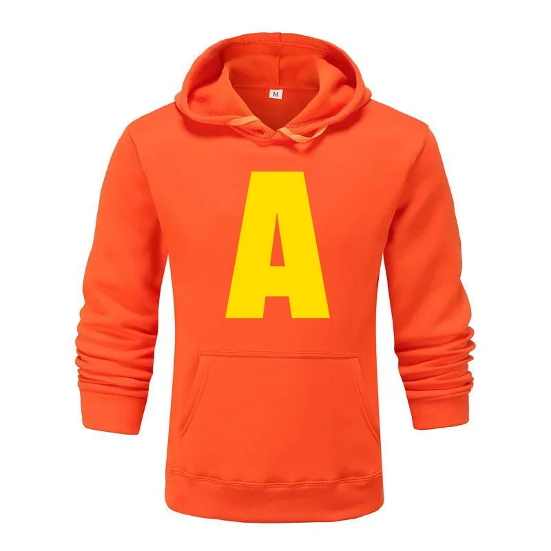 2026 Frühling und Herbst Unisex Freizeit-Sportbekleidung, Herren-Hoodie Alvin Chipmunk Halloween-Kostüm, Damen-Pullover – Detail 3