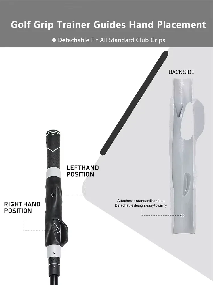 FzcSpeed 8er-Pack Golfschläger-Grifftrainer Haltungskorrektur Golf-Trainingshilfe Griffkorrekturgerät Golfschlagtrainer Zubehör – Detail 8