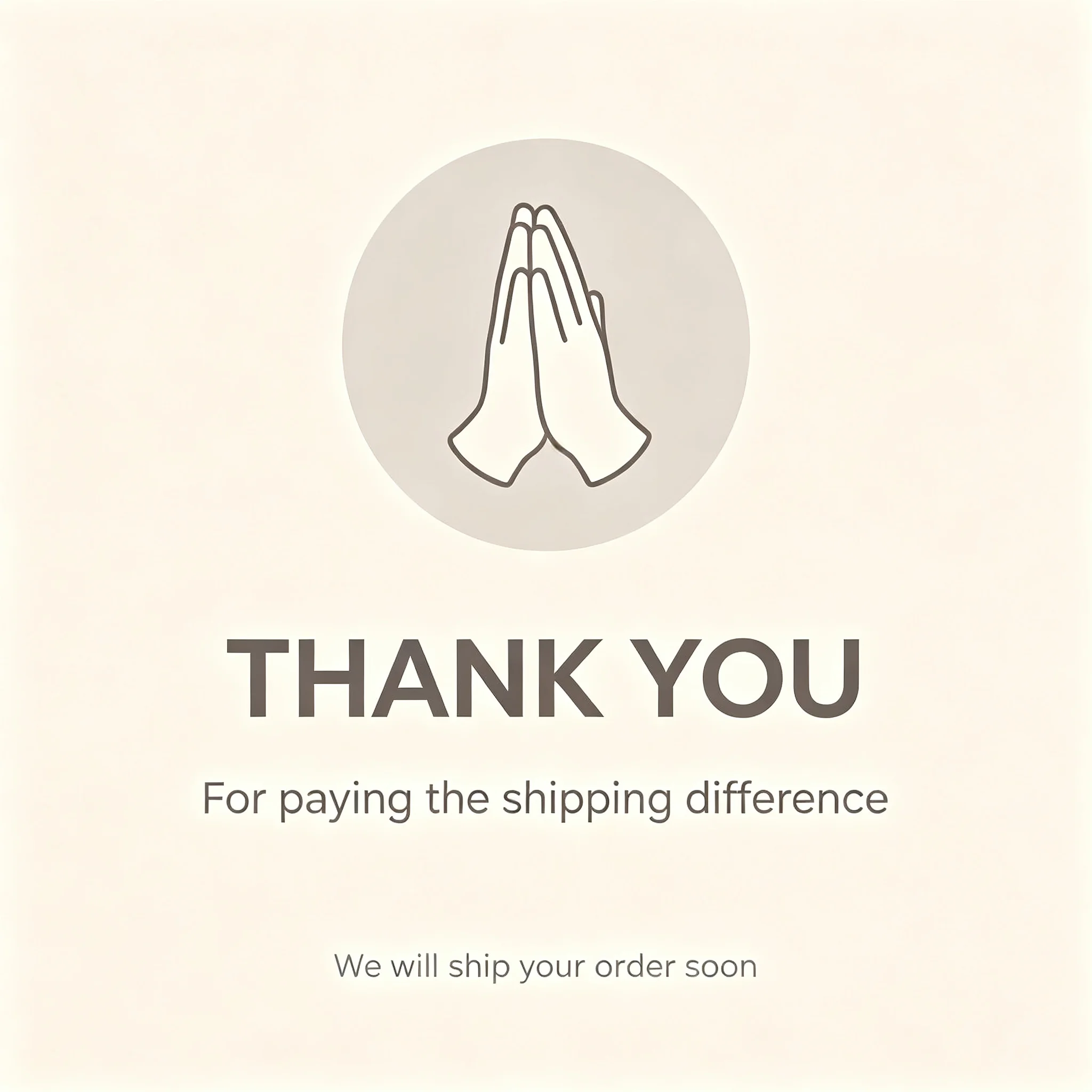 Postage price difference supplement