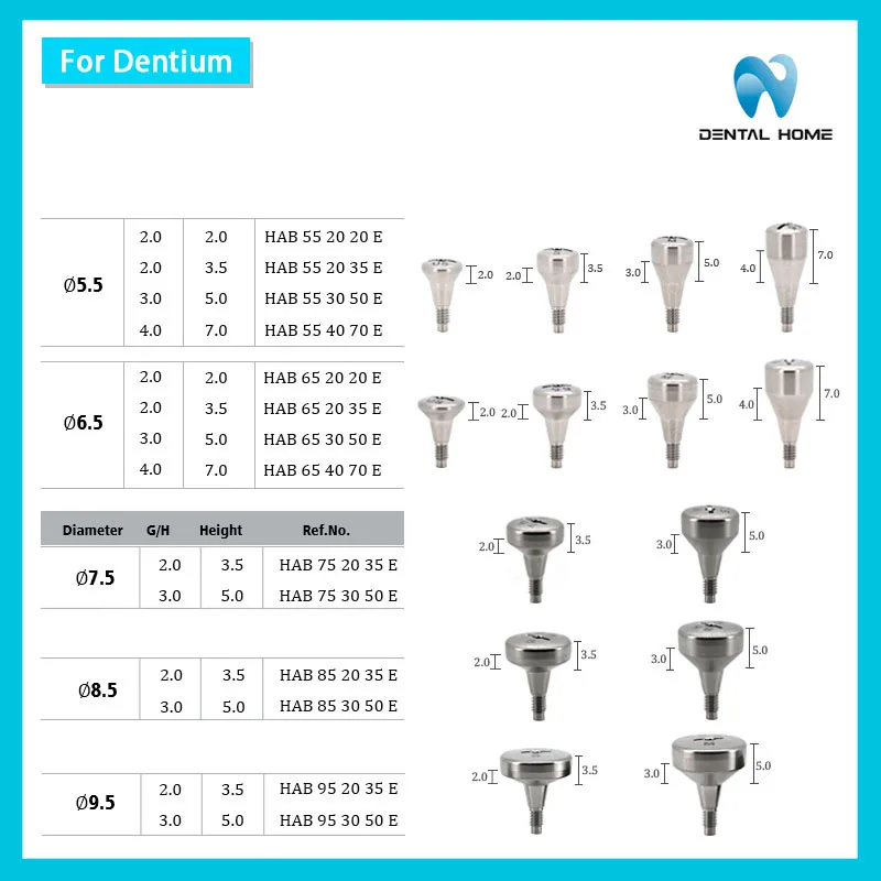 OEING for Dentium Healing Abutment Equipment Parts