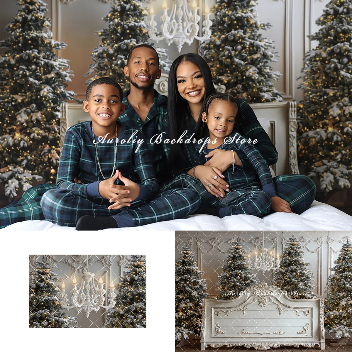 

Элегантные шикарные рождественские фоны для изголовья, реквизит для фотосессии для детей, декор для взрослых и детей, фоны для фотостудии ﻿