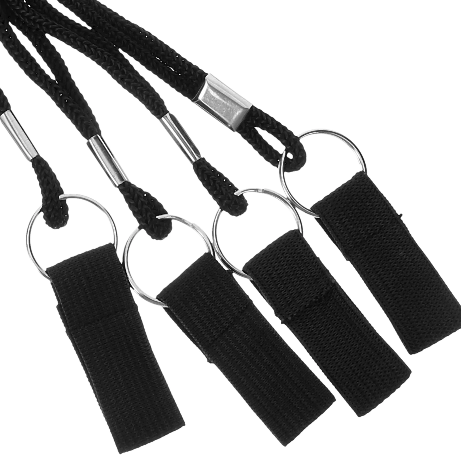 

4pcs Walking Stick Rope Comfortable Anti Lost Wrist Strap Reusable Cane Holder Polyester For Hiking Mountaineering Outdoor