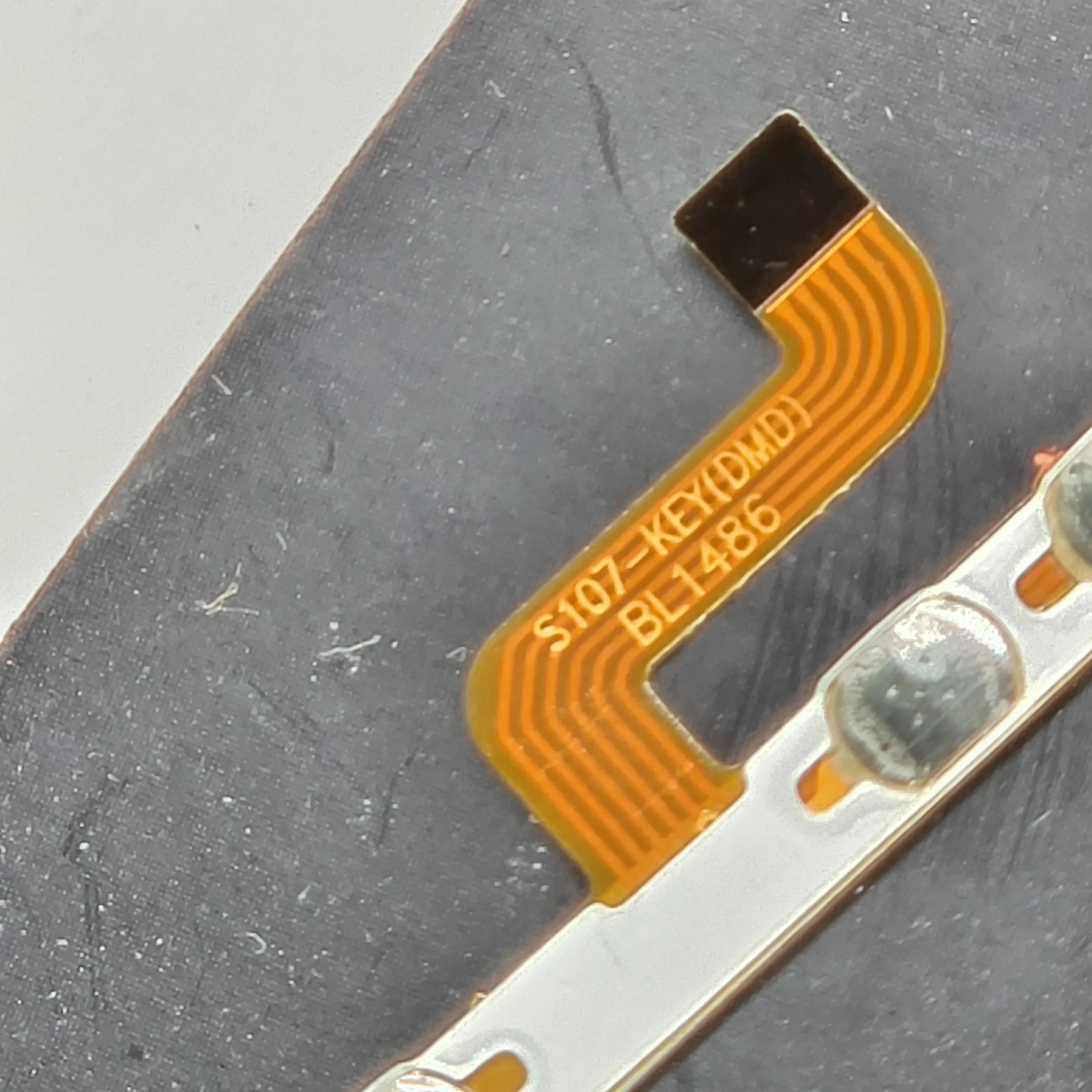 P/N BL1486 S107-KEY(DMD) Tablet Spare Parts Switch on Off Power Volume Button Cable Flex