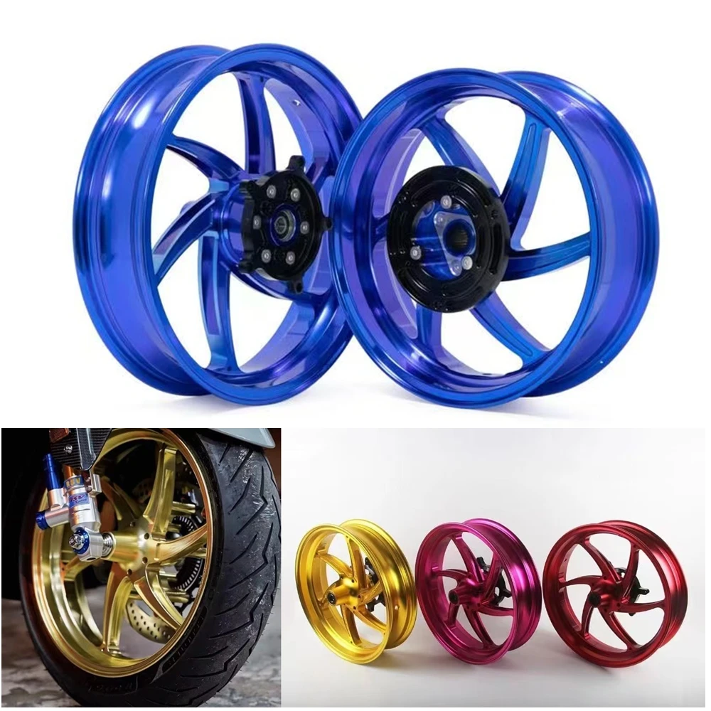 

For Honda FORZA350/NSS350/300 Modify Wheel Hub 15*3.5/14*4.0 inch CNC Aluminum Alloy Rims Front & Rear Wheel Set