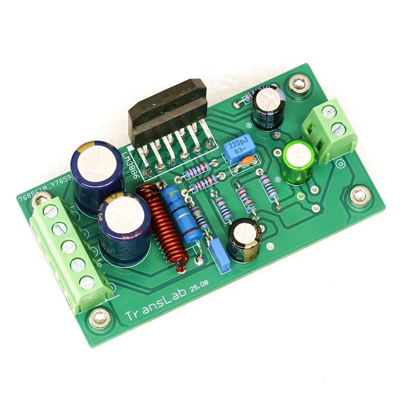 LM3886TF Audio Power Amplifier Board for DIY Sound 68W Mono Channel Amp Module Hi-Fi AP Tested Low Distortion 0.003% SNR 110dB