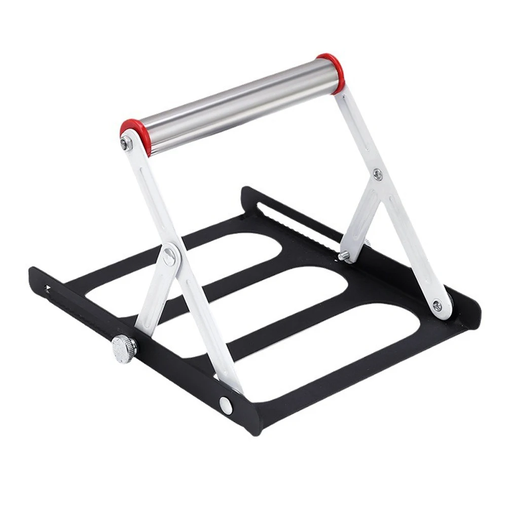 Foldable Auxiliary Support Bracket Multi-functional Material Rack 55-135mm Height Adjustable for Cutting Machine