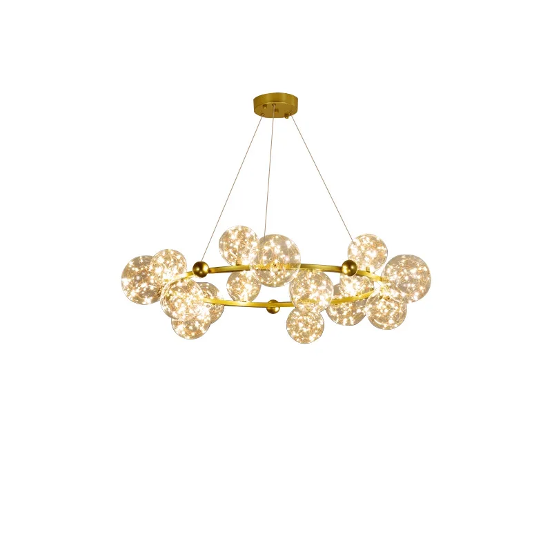 

Design inspired pendant light bar decoration modern luxury metal pendant light gold luxury Nordic modern glass pendant light