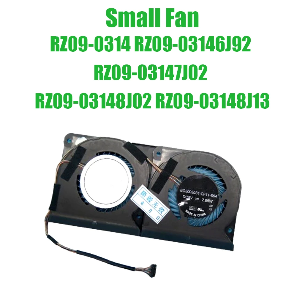 For RAZER For Blade Pro 17 RZ09-0314 RZ09-03146J92 RZ09-03147J02 RZ09-03148J02 RZ09-03148J13 DC5V 2.88W Replacement Laptop Fan