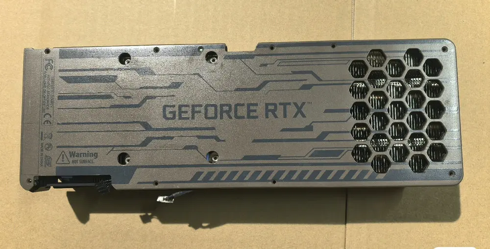 Imagem -03 - Placa Traseira do Refrigerador do Radiador para Palit Rtx3080 Rtx3080ti Rtx3090 Gamingpro oc Placa de Vídeo Gráfica