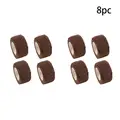 8Pcs Brown