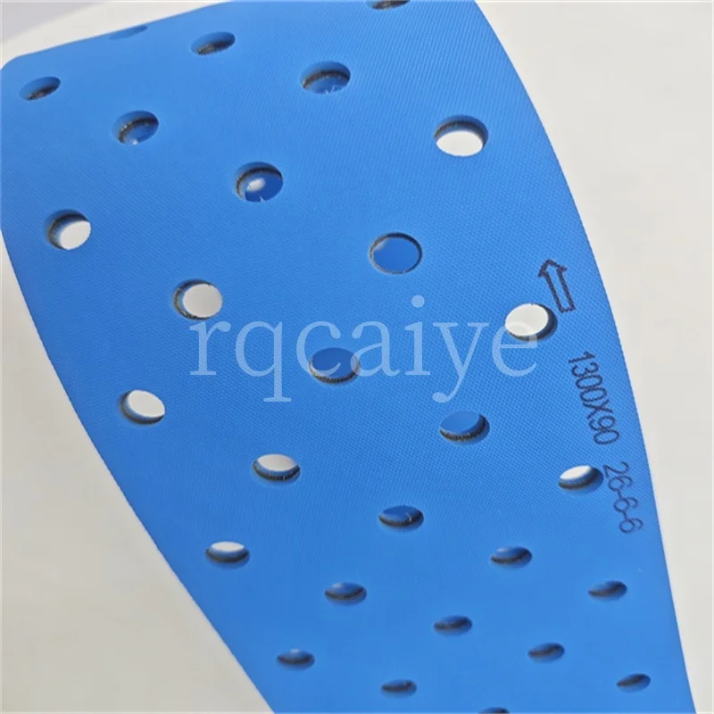 Folding Cartons Mechanical Rubber Folder Gluer Belt 1300*90mm