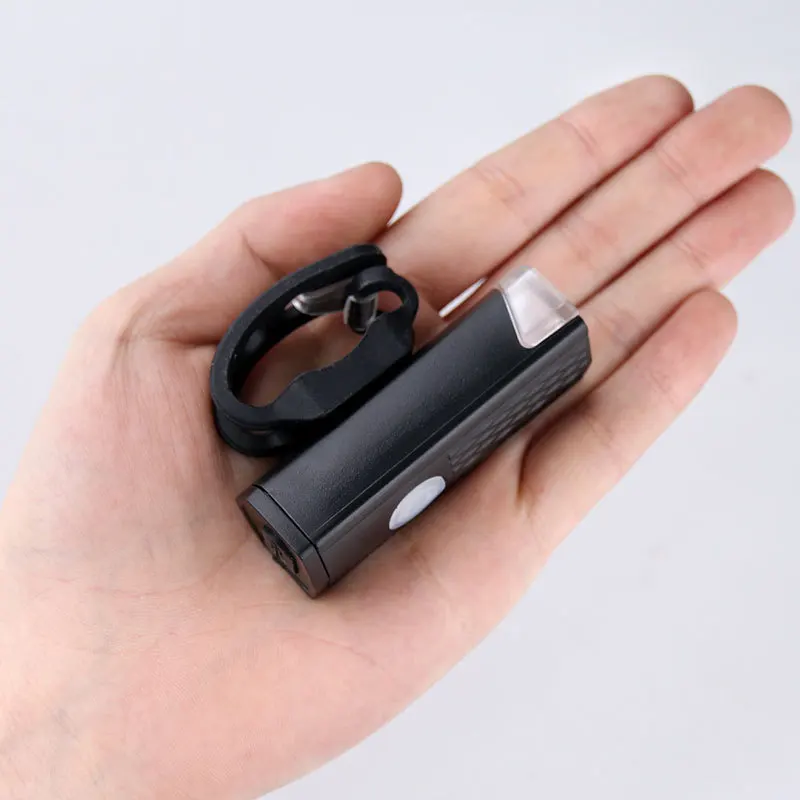 ضوء أمامي للدراجة قابل لإعادة الشحن عبر USB، ضوء خلفي أحمر، سهل التركيب، 3 أوضاع، مصباح رأس دراجة الطريق MTB #2