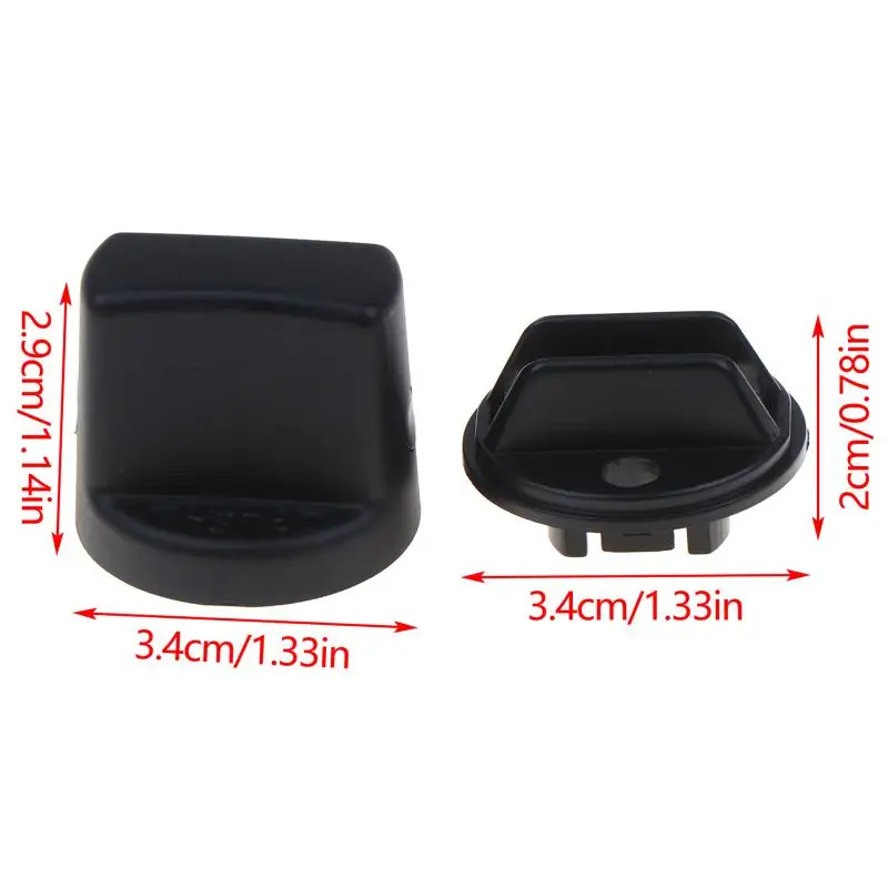 

Keyless Outlander Ignition Start Knob Cap Durable 2PCS Set 4408A167 4408A031 Easy Replacement Car Decor