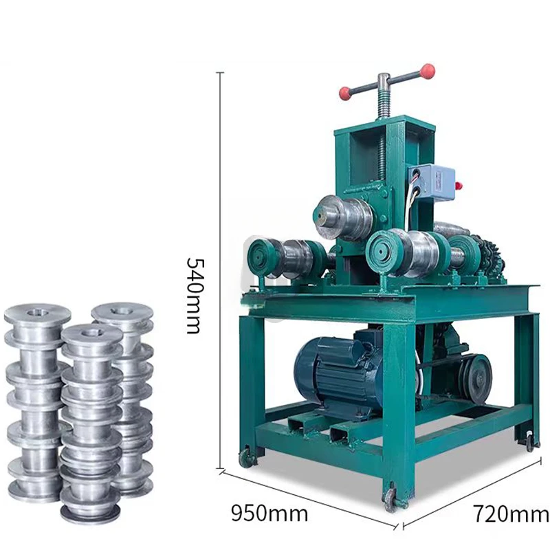 Mesin Pembengkok Pipa Baja Manual Kawat Logam Pembengkok Busur Besar