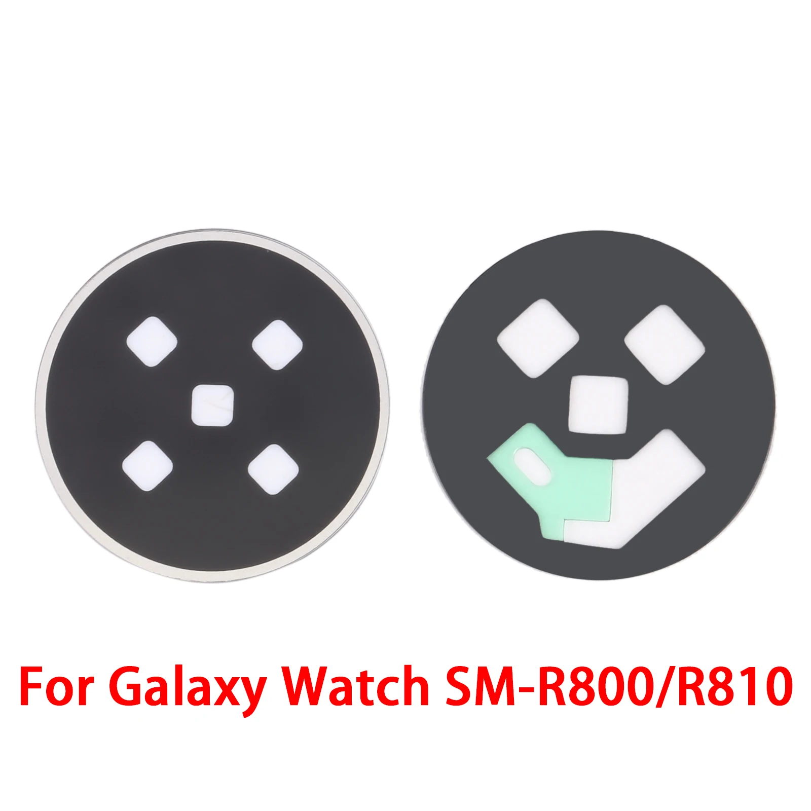 Couvercle de lentille arrière en verre pour Samsung Galaxy Watch Active 2 SM-R830/ Gear ltSM-R720/Watch SM-R800/Rplaquing/Gear S3 Classic/Gear S3