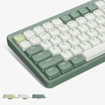 그린 릴리 맞춤형 키보드 키캡, 로우 프로파일 PBT 키캡, 60% 65% 75% 80% 100% MX 스위치용 143 키, 기계식 게임용 키보드